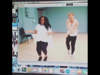 Amber riley on instagram "i miss it 😫 @derekhough"