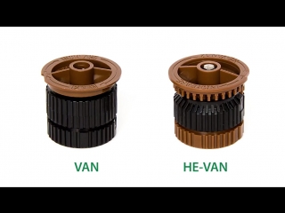 Rain bird van vs he van variable arc spray nozzles