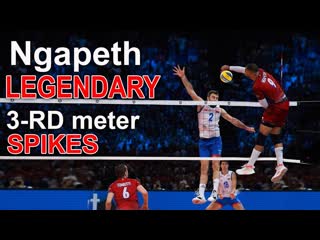 Legendary volleyball 3 rd meter spikes by earvin ngapeth