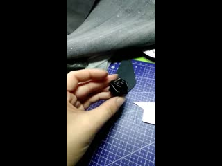 Розочка из кожи