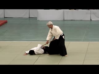 Ueshiba moriteru doshu 57thall japan aikido demonstration 2019