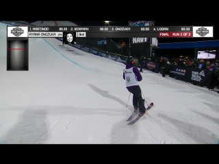 Ayana onozuka wins womens ski superpipe silver at x games aspen 2017