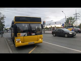 Автобус, маршрут №345 маз 103 465 б 11011 (бывший №320) (28 09 2022) санкт петербург