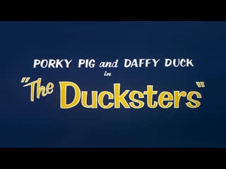 Daffy duck and porky pig in "the ducksters", 1950, full cartoon