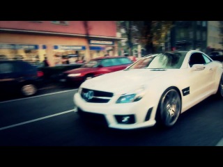 Прожиг резины на mercedes benz sl65 amg [hd]