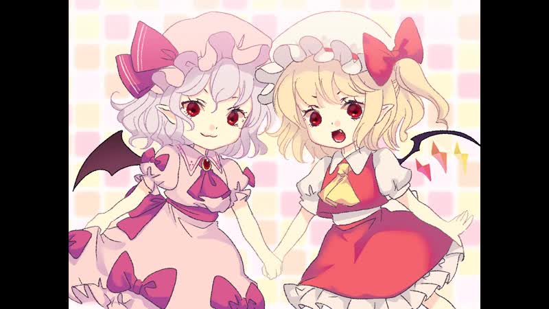 Flandre scarlet and remilia scarlet touhou drawn by mochacot sample c42b5c438bfd2444037c8fd559eca5d4