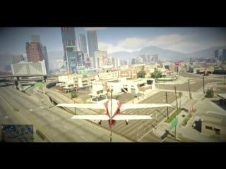 Gta v 10+ airplane landed on the maze bank