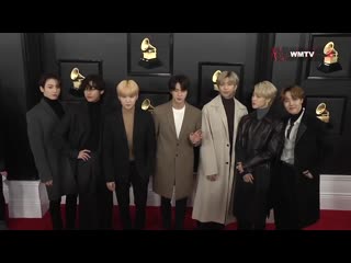 Bts arrive at the 62nd annual grammy awards red carpet