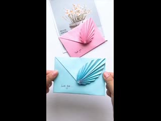 Diy flower envelope