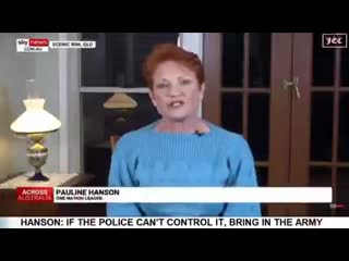 Meet bad ass senator pauline hanson 👉🏻@paulinehansonoz speaking about blm, climate communists & gutless politicians