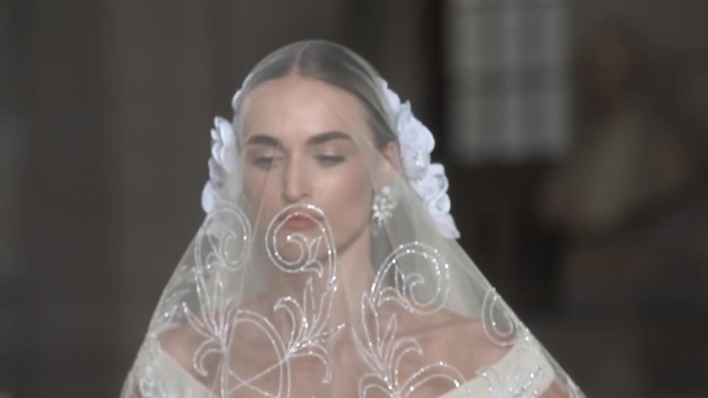 Georges hobeika haute couture autumn winter 2017 18 bridal dress