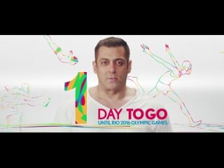 Join @beingsalmankhan in giving the indian contingent at #rio2016 a #billioncheers! just one more day to go!