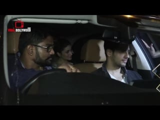 Sidharthmalhotra and alia bhatt at karan johar birthday grand party