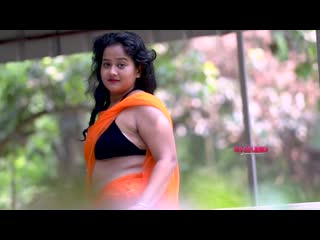 Orange designer saree munmun episode 27