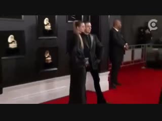 Tobias and boel forge at grammy's red carpet