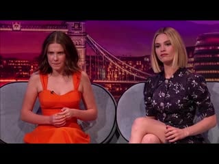 Lily james and millie bobby brown are very superstitious latelatelondon 720p