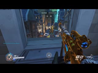 I found a way to get the highground on the porn side of king's row for ana (or other characters that usually can't get ther