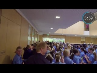 Sls rybka twins crush 10 minute photo challenge with hundreds of screaming students