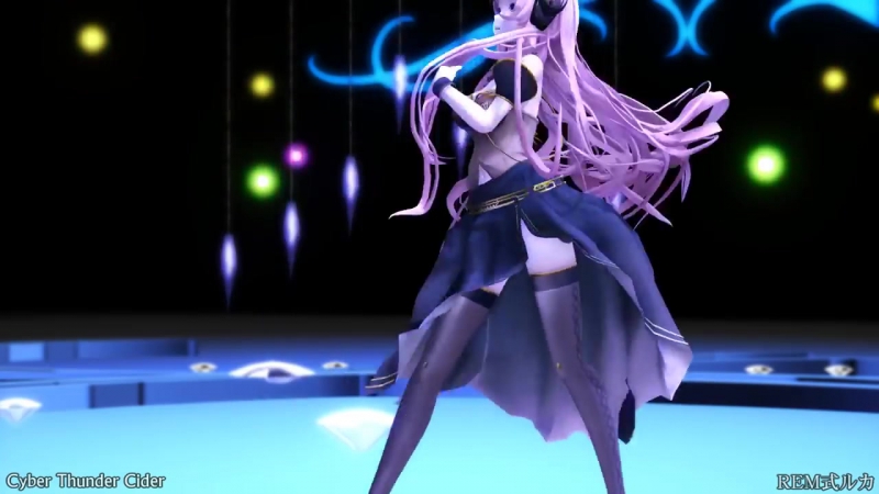[mmd] cyber thunder cider (rems megurine luka v4x ⁄ rem式巡音ルカ)