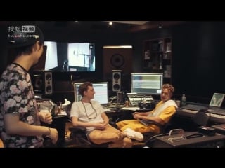 [bts] 150914 luhan's album recording studio @ lu han