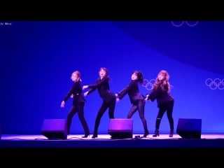 180220 red velvet – bad boy @ pyeongchang winter olympics headliner show fancam