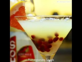 Grapefruit lychee martini