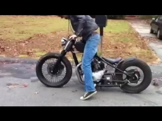 Xs650 bobber teen wolf style