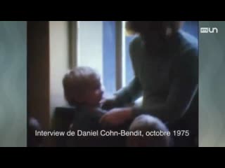 Vidéo rare et violente du pédocriminel cohn bendit, un autre invité de pivot et proche de macron et metzneff (rts 1975)