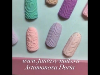 Теплые дизайны fantasy nails