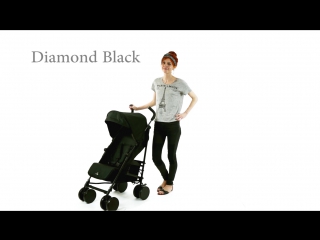 Прогулочная коляска elodie details diamond black