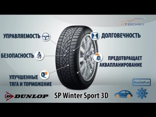 Зимняя нешипованная шина dunlop sp winter sport 3d
