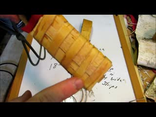 Diy birch bark sheath diy берестяная оболочка