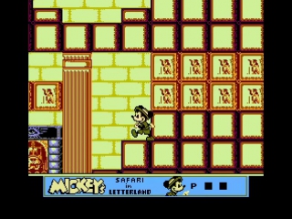 Nes longplay [653] mickey"s safari in letterland