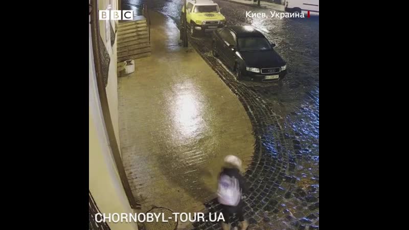 В киеве прошел ледяной дождь