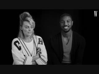 Michael b jordan and margot robbie on being each other’s movie crushes