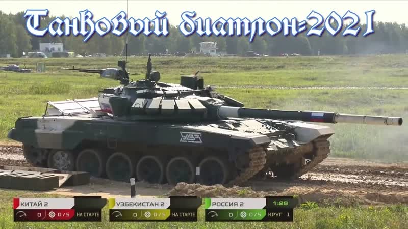Танковый биатлон 2021 индивидуальная гонка 4 заезд 1 дивизион россия, китай, узбекистан