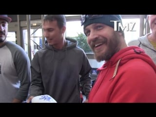 Tom hardys revelation, his signature looks like a penis! tmz