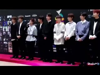 [short video] 180506 asia model awards red carpet unb
