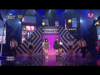 Gayoon & hyuna come in (140320 m!countdown)