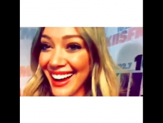 #hilaryduff shares her experience with ed sheeran to @jojowright her laugh ️❤