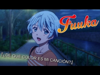 [fandub] fuuka 02 ¿de que color es mi canción?