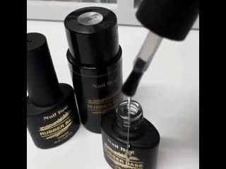 ❤️nail best rubber base coat❤️ ✅густая консистенция; ✅не растекается; ✅плотная и эластичная; ✅сохнет в любых лампах; ✅без сколов