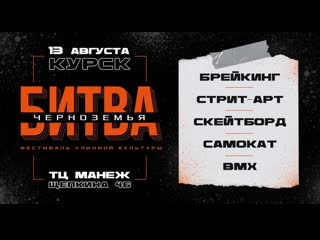 Фестиваль уличной культуры "битва черноземья" скейтборд,самокат,bmx