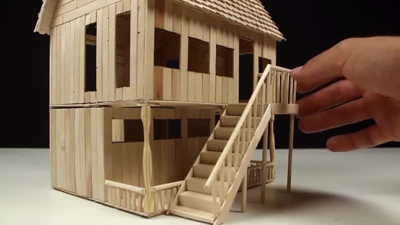 Maket ev nasil yapilir tahta maket ev yapimi