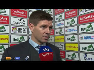 Gerrard post motherwell