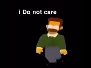 Ned flanders does not care