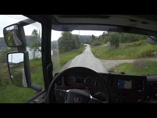 Pov driving scania s520 stadlandet