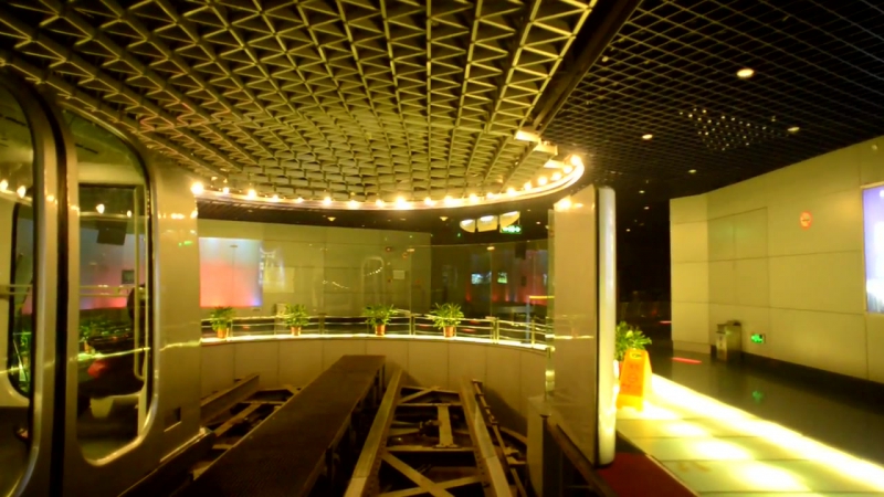 Психоделический туннель shanghai bund sightseeing tunnel