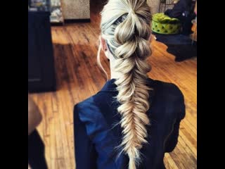 Pull through fishtail combo cute braids