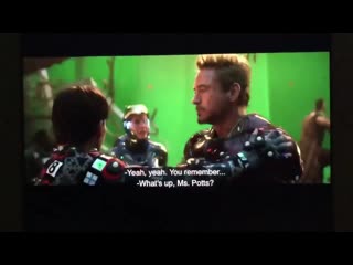 Tony stark⁄peter parker amp; peter quill⁄rocket reunion avengers endgame (2019) deleted scene
